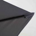 Parasol déporté inclinable carré (3 x 3m)