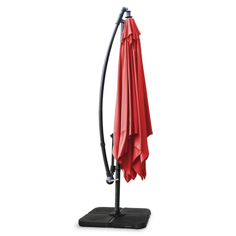 Parasol déporté inclinable carré (3 x 3m)