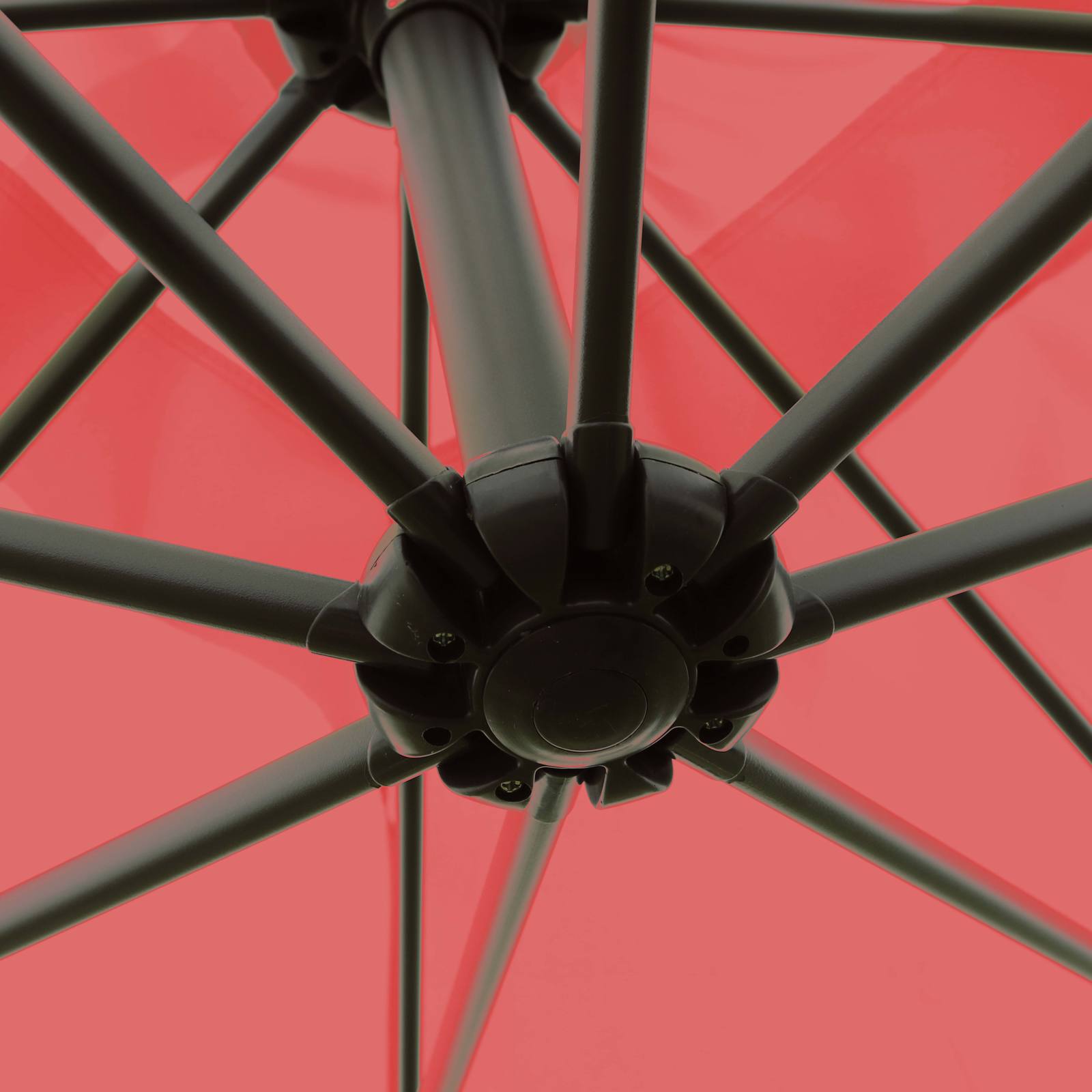 Parasol déporté inclinable carré (3 x 3m)