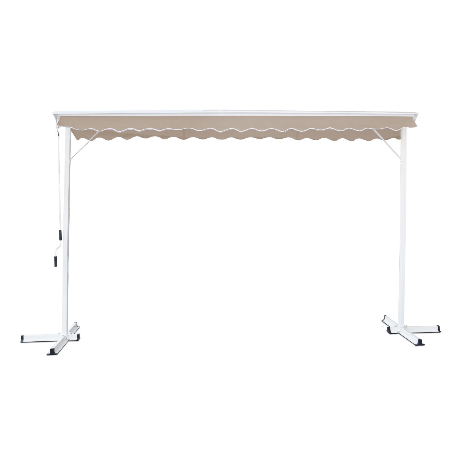 Store double pente avec coffre 3 x 4 m