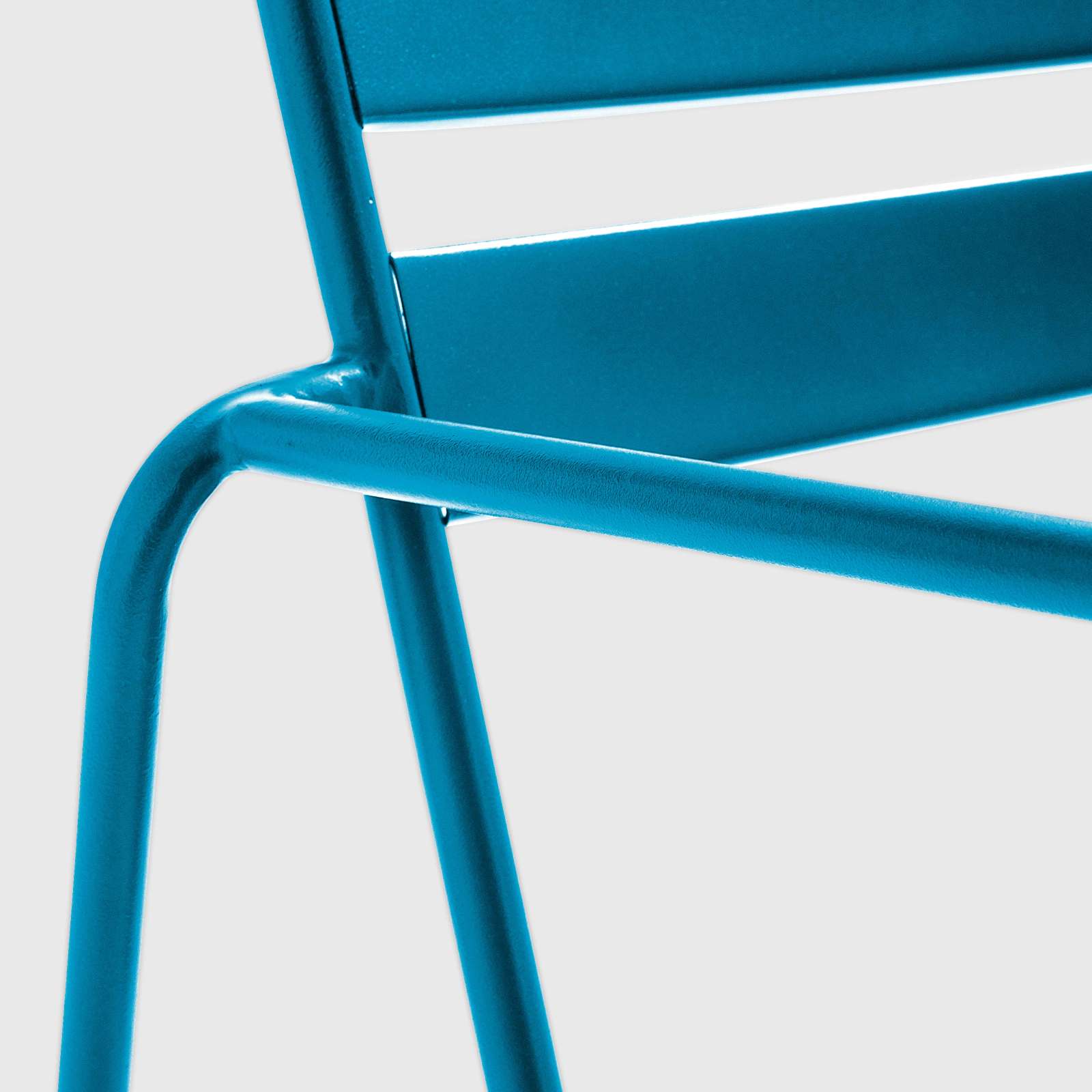 Fauteuil de jardin en métal empilable