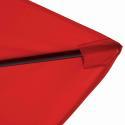Ensemble parasol déporté inclinable (3 x 3m) + 4 dalles lestées