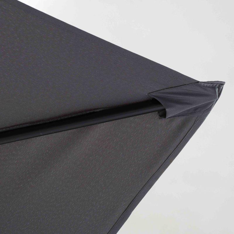 Ensemble parasol déporté inclinable (3 x 3m) + 4 dalles lestées