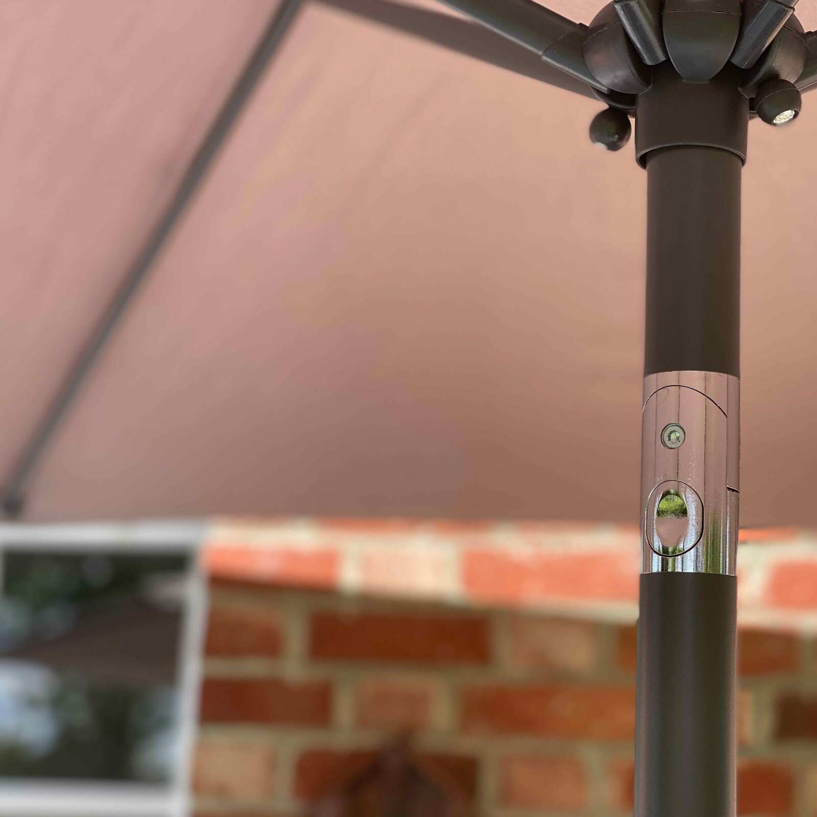 Parasol droit inclinable Ø3 m