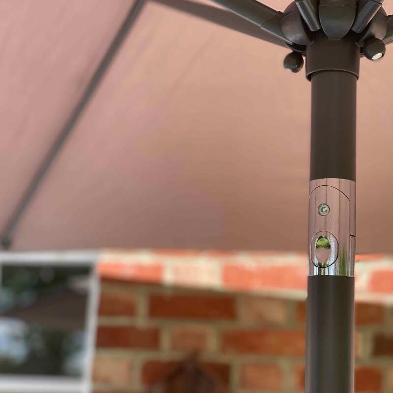 Parasol droit inclinable Ø3 m (4/5)