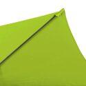 Ensemble parasol droit inclinable (Ø3m) avec pied pliant + 4 dalles à lester remplissables