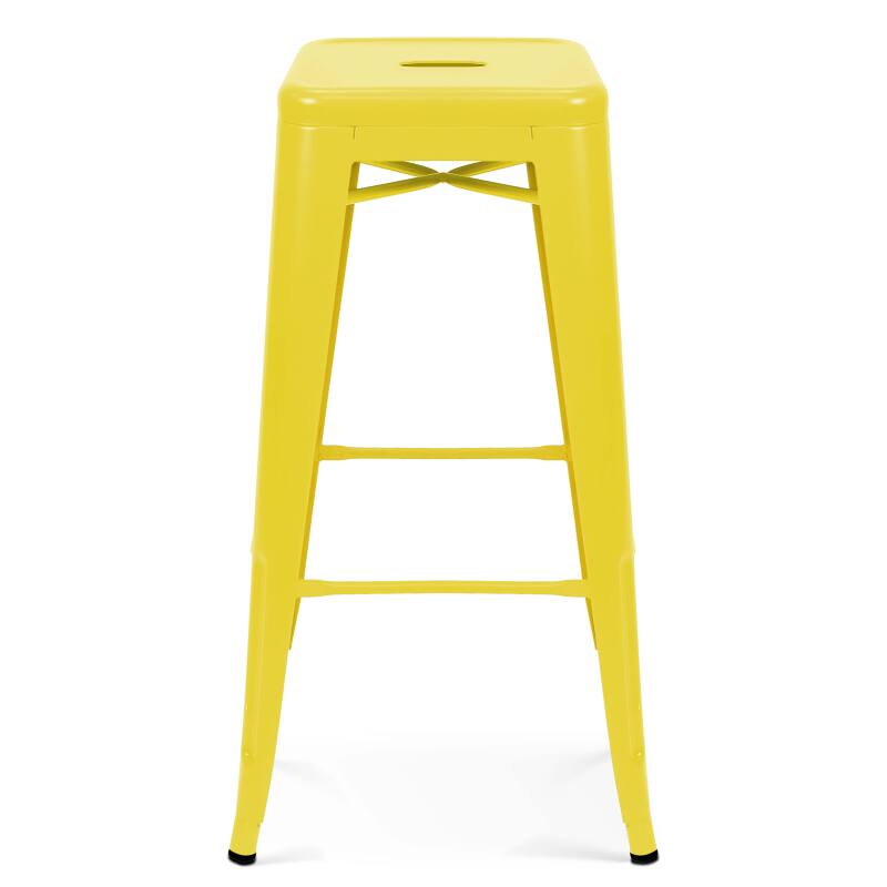 Lot de 4 tabourets de jardin en métal (2/5)