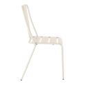 Table de jardin bistrot carrée inclinable 70 x 70 cm et 2 chaises en métal