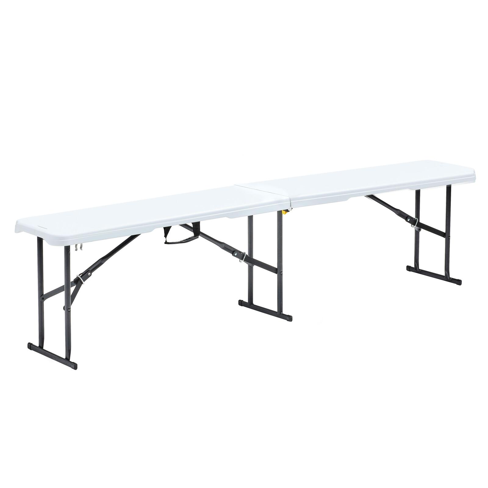 Banc pliable en résine 180 cm