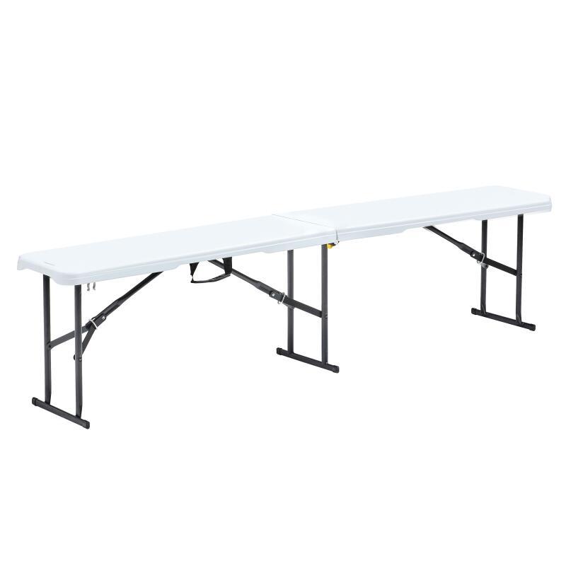 Banc pliable en résine 180 cm