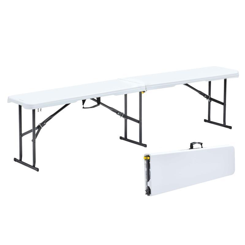 Table et bancs pliants 8 places - Lot de 5