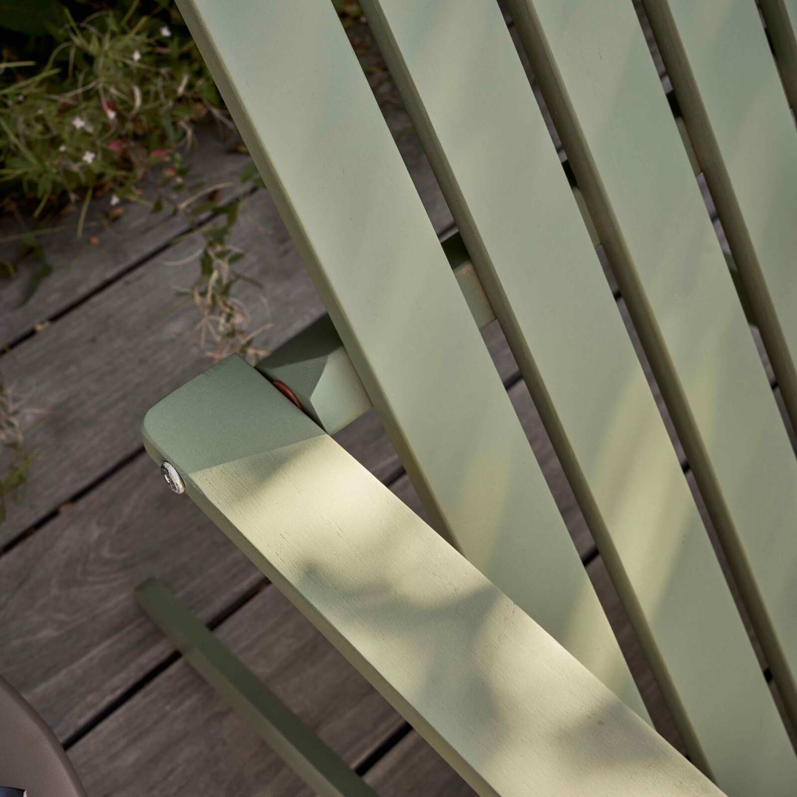 Lot de 2 fauteuils relax pliant inclinable 3 positions en bois d'eucalyptus