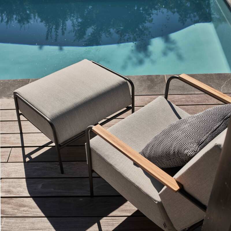 Salon de jardin 4 places en teck 100 % FSC