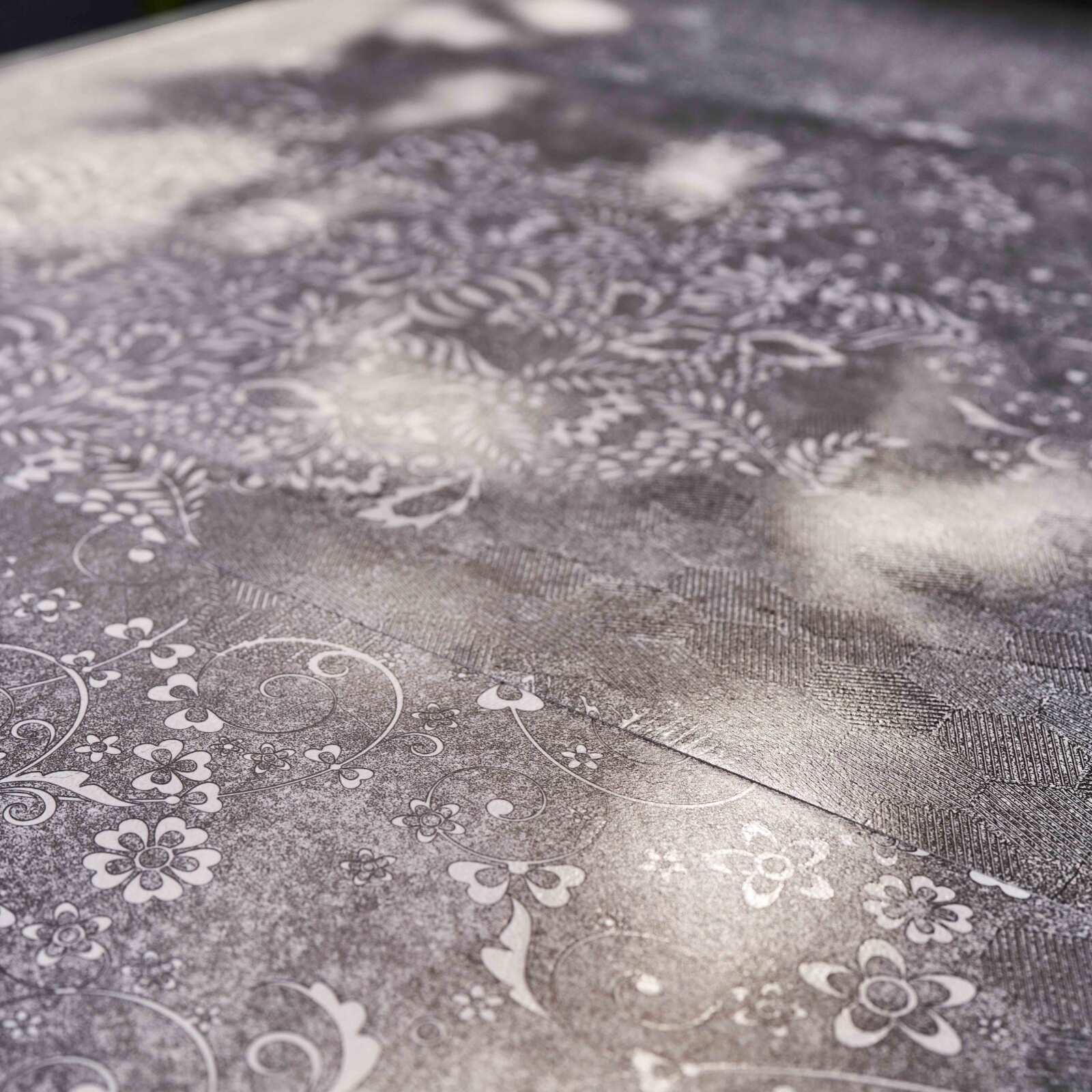 Table de jardin en céramique effet stamp (230 x 95 x 74 cm)