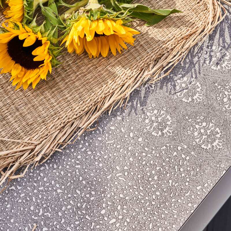 Table de jardin en céramique effet stamp (230 x 95 x 74 cm) (2/6)