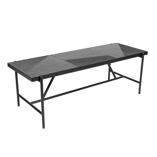 Table basse rectangulaire en marbre 120 cm