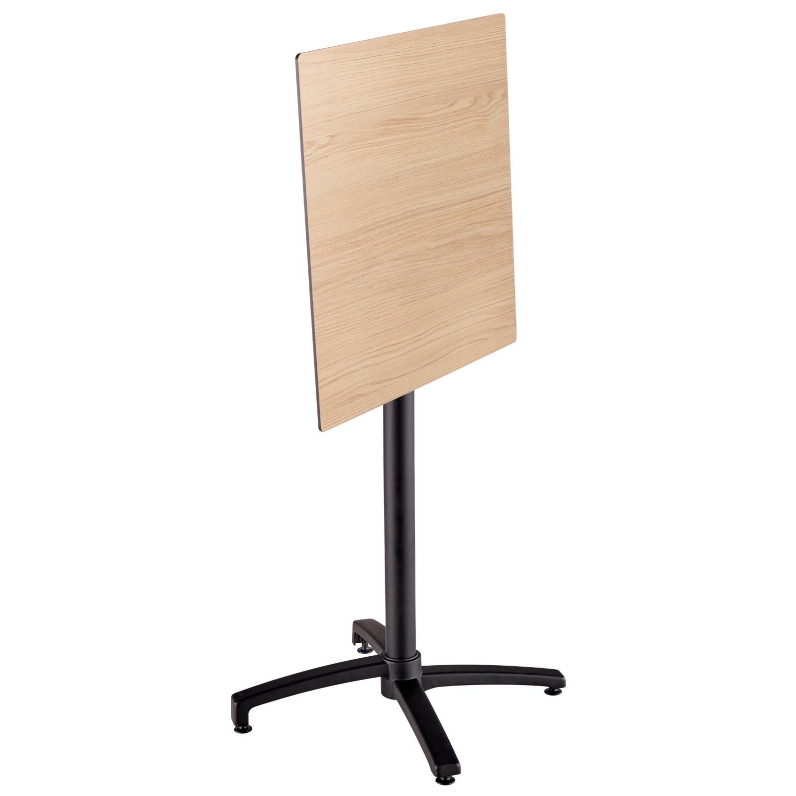 Table haute de jardin carrée 60 x 60 cm inclinable en HPL