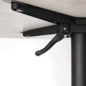 Table haute de jardin carrée 60 x 60 cm inclinable en HPL