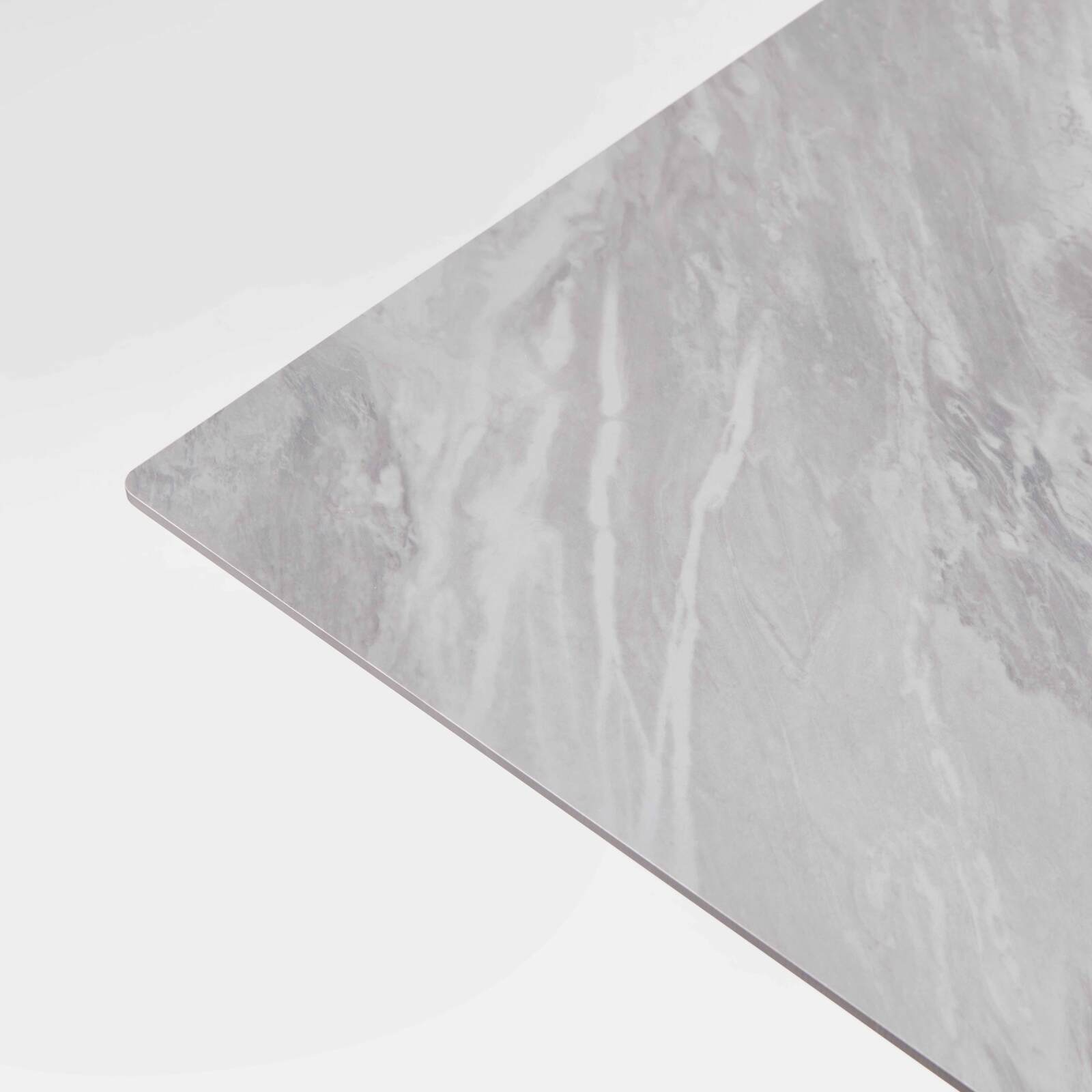 Table haute de jardin carrée 60 x 60 cm inclinable en HPL