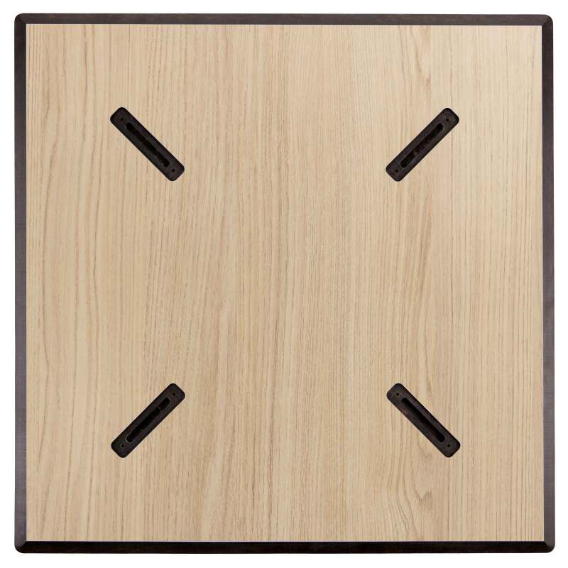 Table haute de jardin carrée 60 x 60 cm inclinable en HPL (3/4)