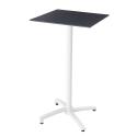 Table haute de jardin carrée 60 x 60 cm inclinable en HPL