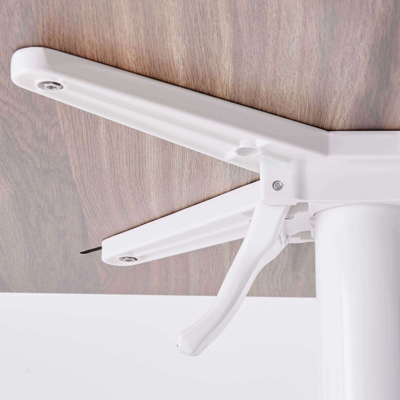 Table haute de jardin carrée 60 x 60 cm inclinable en HPL