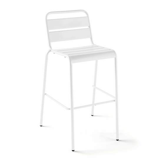 Chaise de bar haute en métal