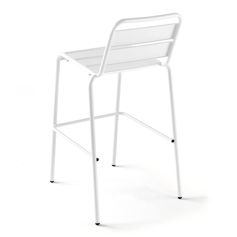 Chaise de bar haute en métal (2/5)