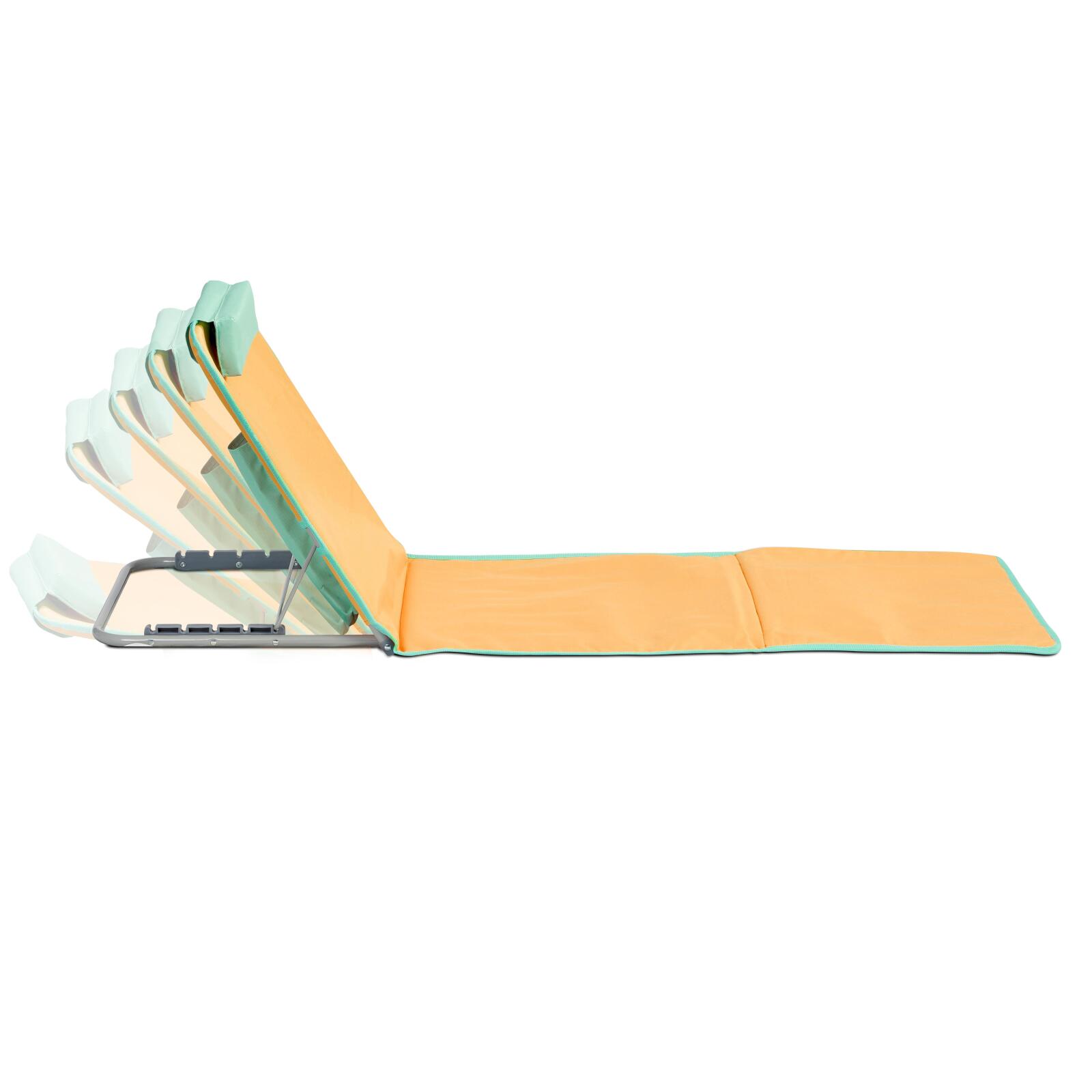 Matelas de plage pliant, inclinable 5 positions