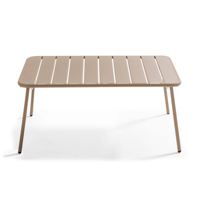 Table basse de jardin rectangulaire 90 x 50 cm