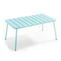 Table basse de jardin rectangulaire 90 x 50 cm