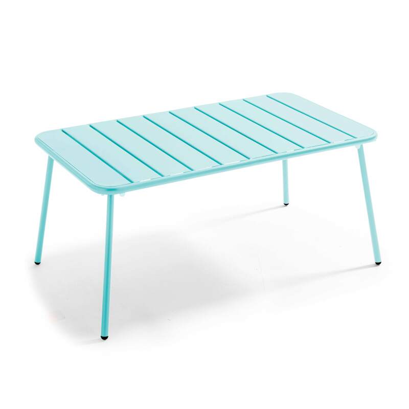 Table basse de jardin rectangulaire 90 x 50 cm