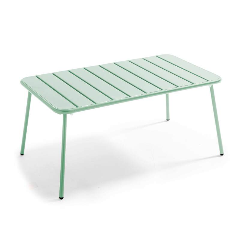 Table basse de jardin rectangulaire 90 x 50 cm