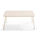 Table basse de jardin rectangulaire 90 x 50 cm