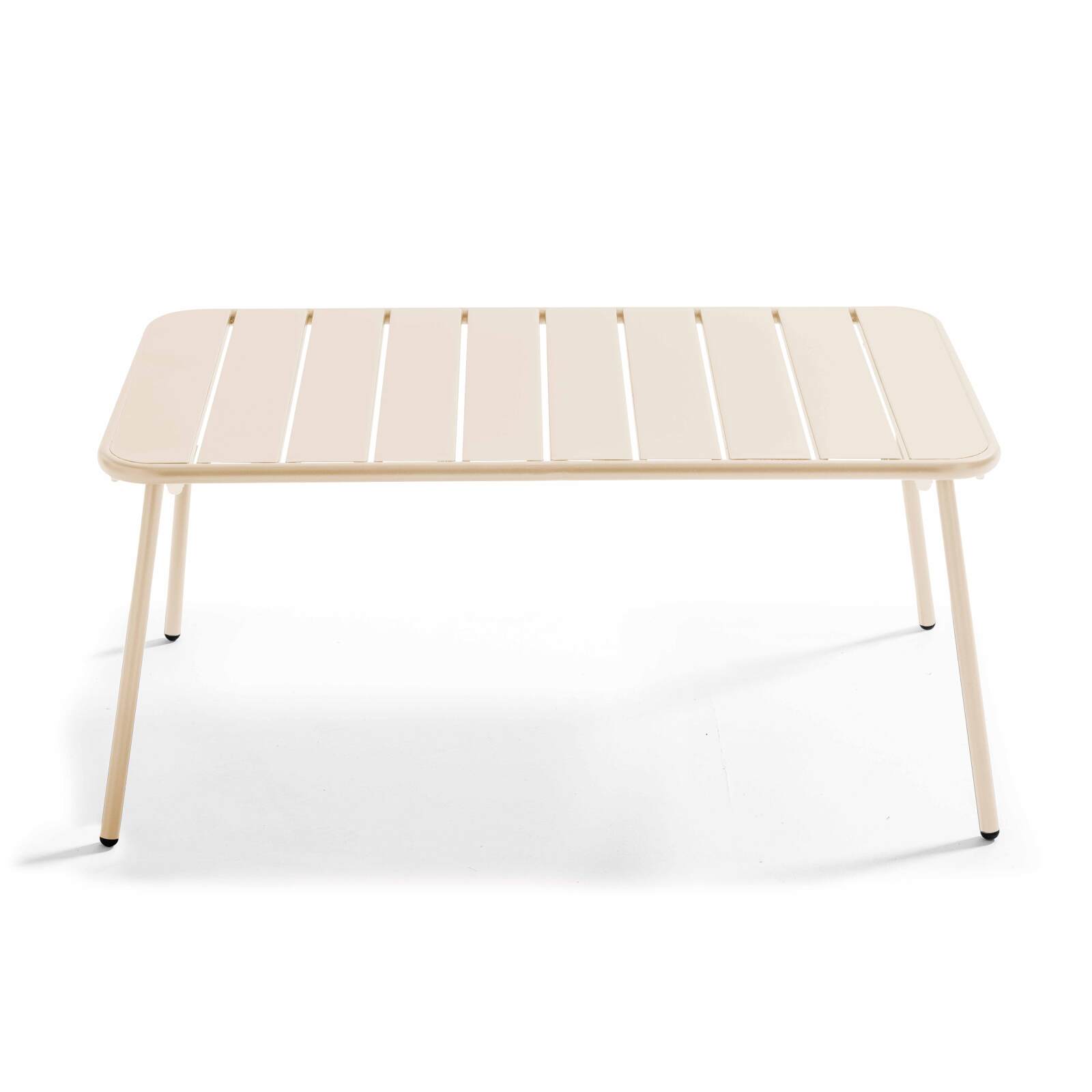 Table basse de jardin rectangulaire 90 x 50 cm