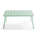Table basse de jardin rectangulaire 90 x 50 cm