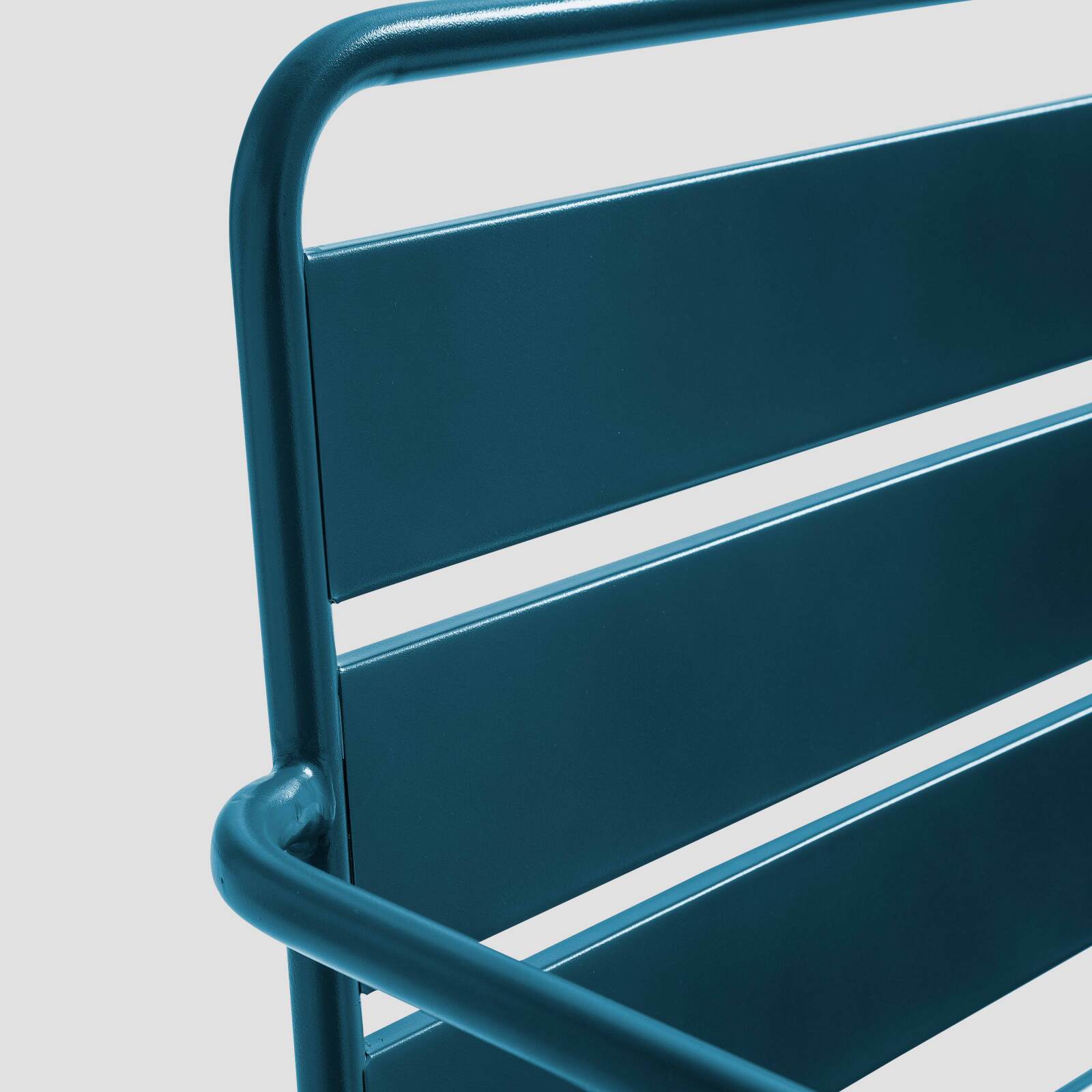 Fauteuil de jardin bas en métal