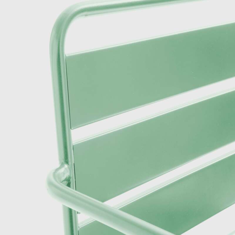 Fauteuil de jardin bas en métal (3/5)