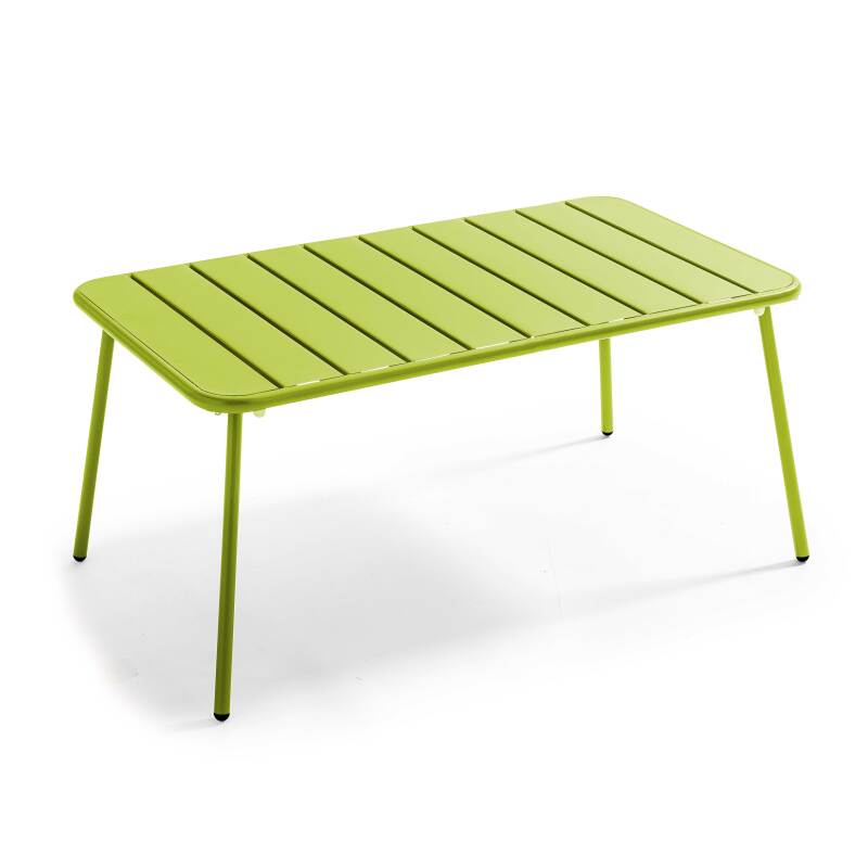 Table basse de jardin rectangulaire 90 x 50 cm