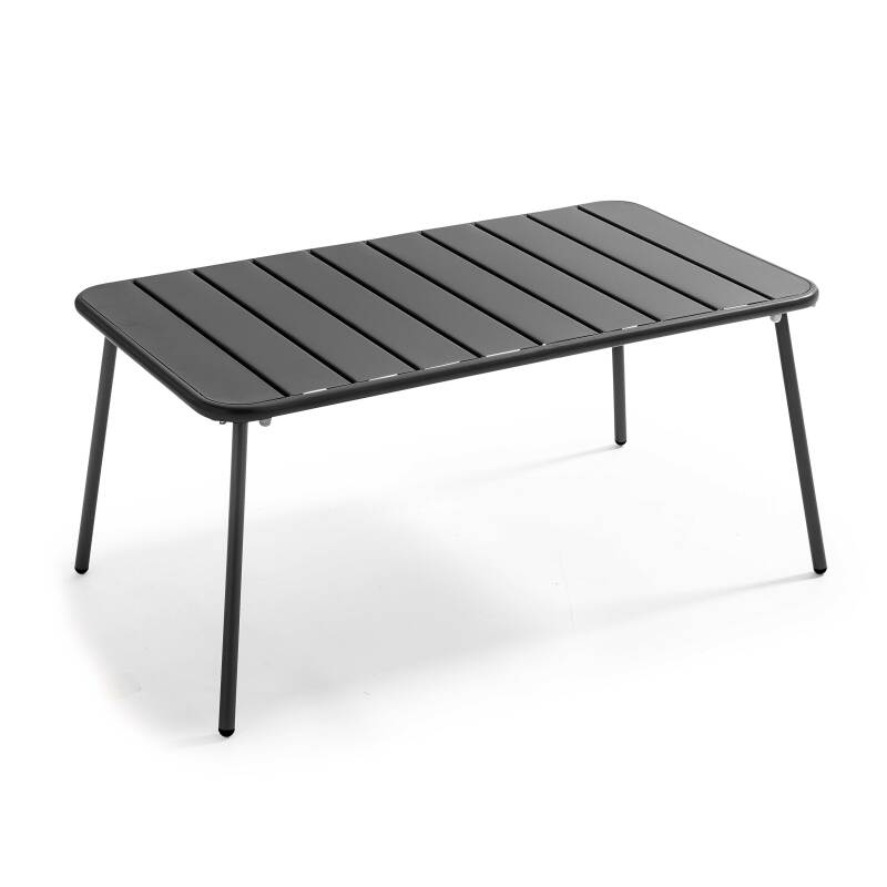 Table basse de jardin rectangulaire 90 x 50 cm