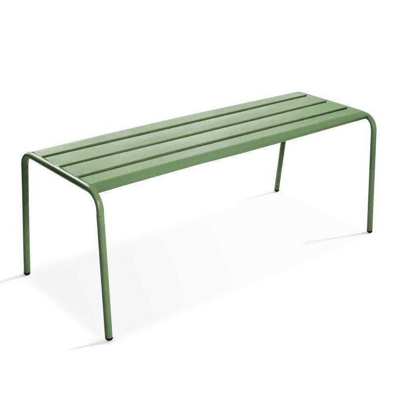 Banc de jardin en acier thermolaqué