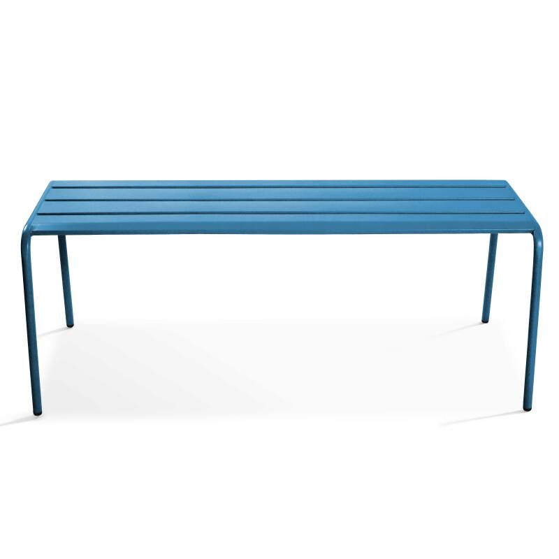 Banc de jardin en acier thermolaqué