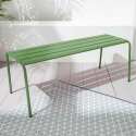 Banc de jardin en acier thermolaqué