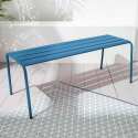 Banc de jardin en acier thermolaqué