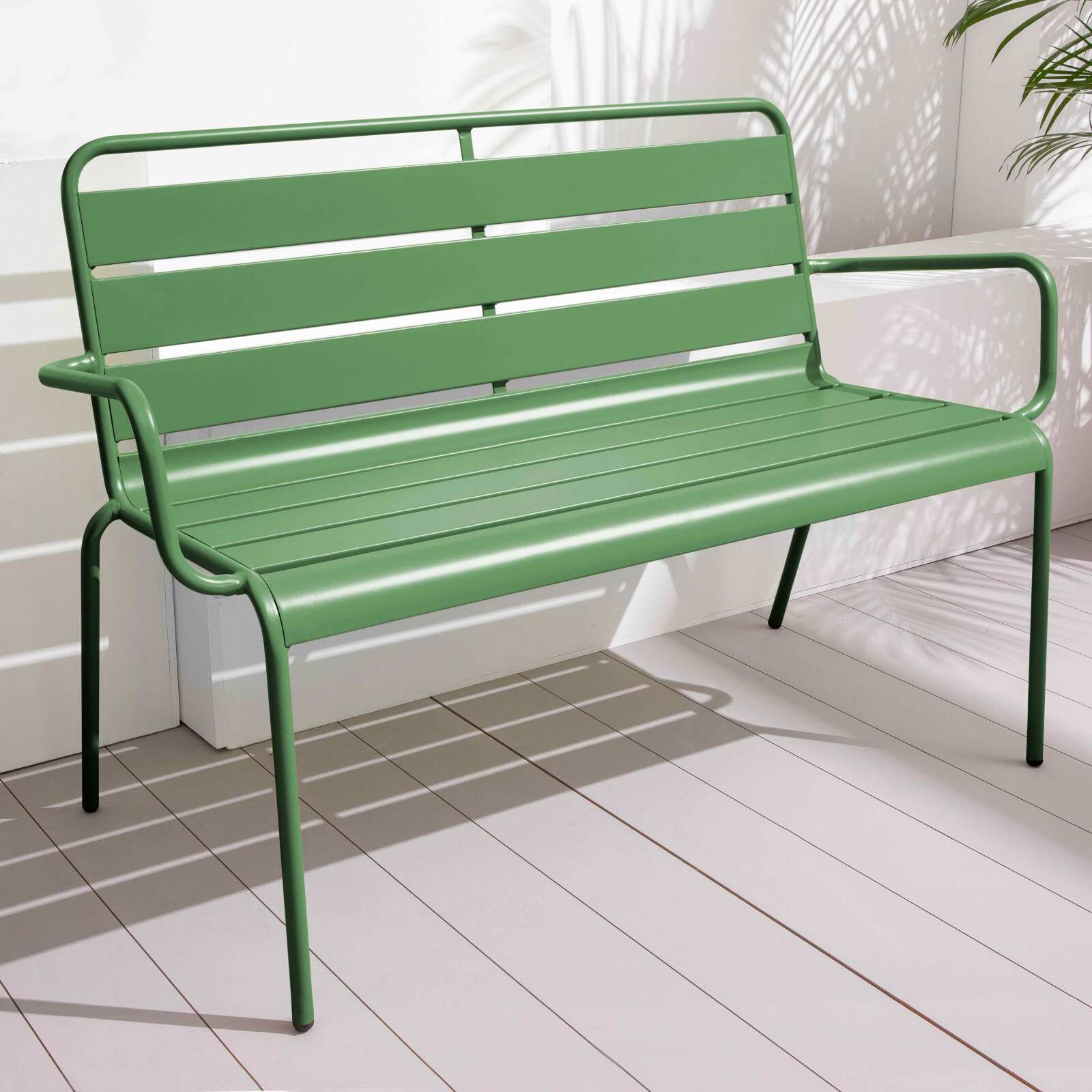 Banc de jardin en métal