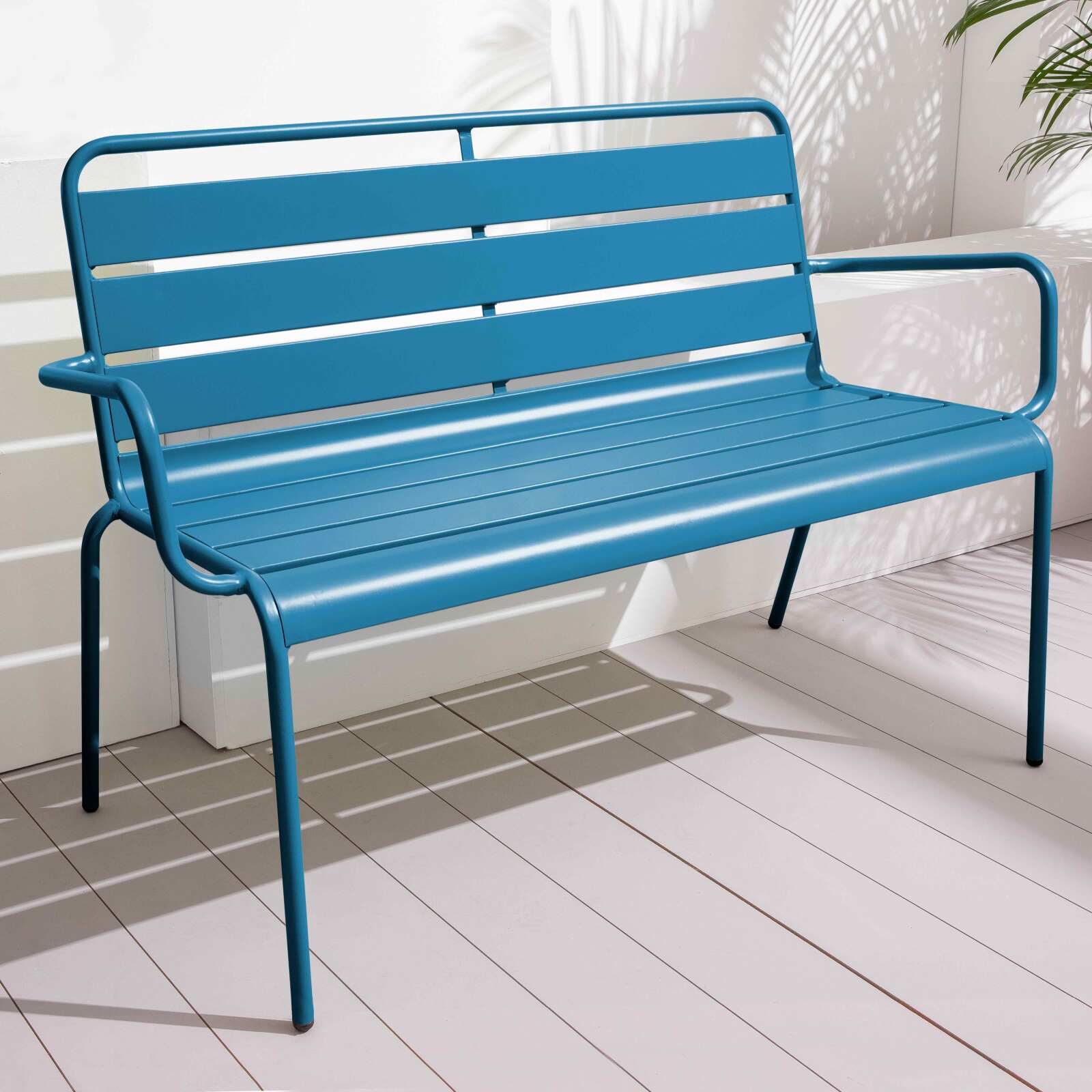 Banc de jardin en métal