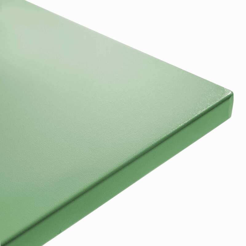Table de jardin (120 x 70 x 72 cm) en acier thermolaqué (6/7)