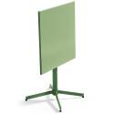 Table de jardin carrée avec plateau rabattable 70 x 70 x 72 cm