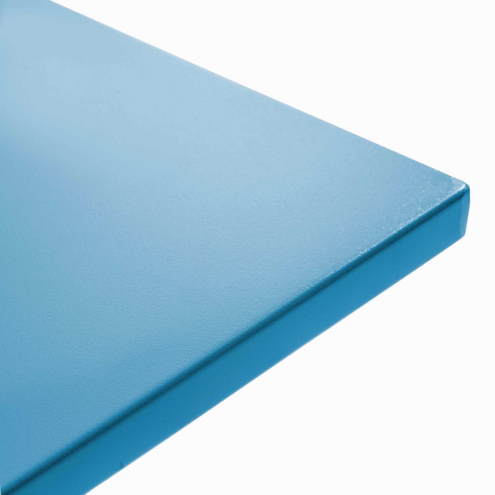 Table de jardin carrée en métal (70 x 70 cm)