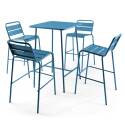 Table haute de bar carrée (70 x 70 x 105 cm)